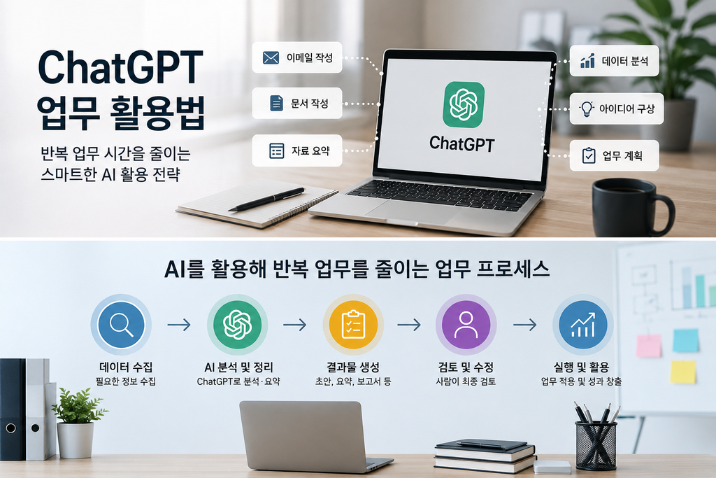 AI를 활용해 반복 업무를 줄이는 업무 프로세스