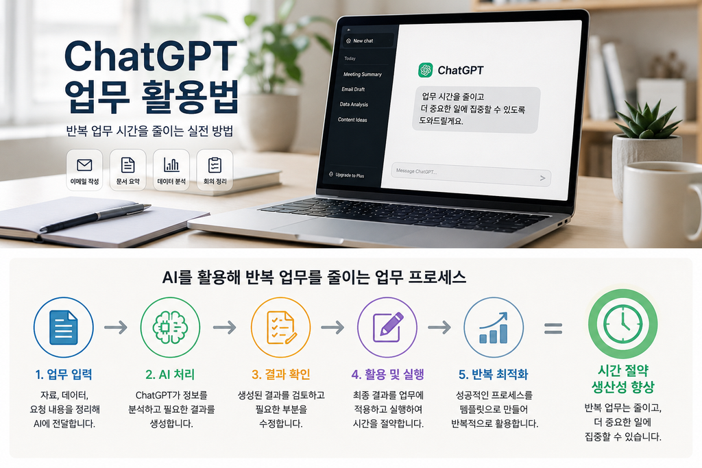 ChatGPT 업무 활용법을 적용한 AI 업무환경